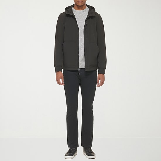 Levi's® Mens Hooded Water Resistant Midweight Softshell Jacket