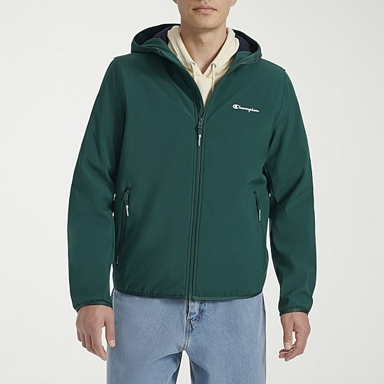 Champion Mens Hooded Water Resistant Midweight Softshell Jacket