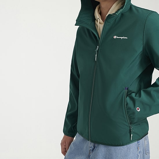 Champion Mens Hooded Water Resistant Midweight Softshell Jacket