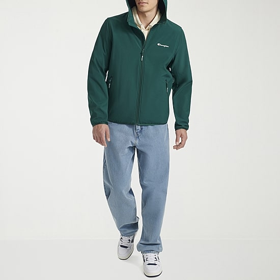 Champion Mens Hooded Water Resistant Midweight Softshell Jacket