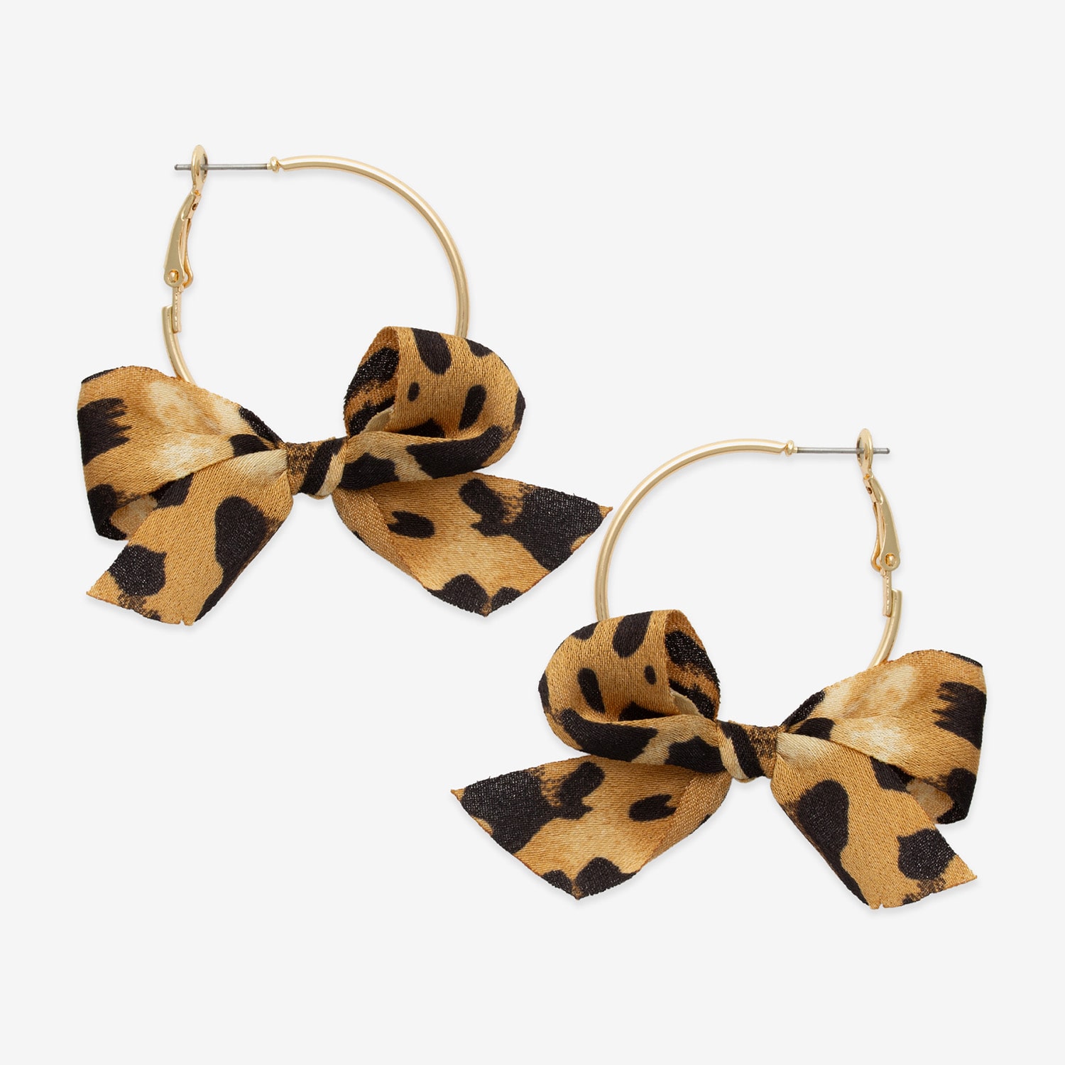 Bijoux Bar Womens 37mm Round Hoop Earrings