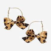 Bijoux Bar Womens 37mm Round Hoop Earrings