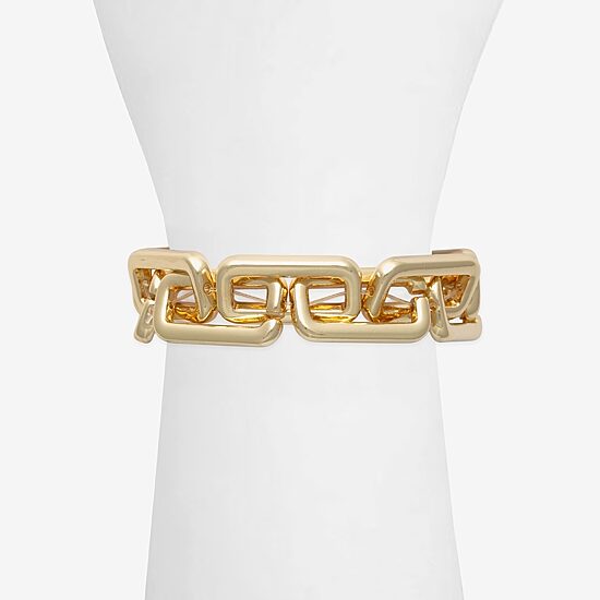 Bijoux Bar Womens Solid 9 Inch Link Bracelet