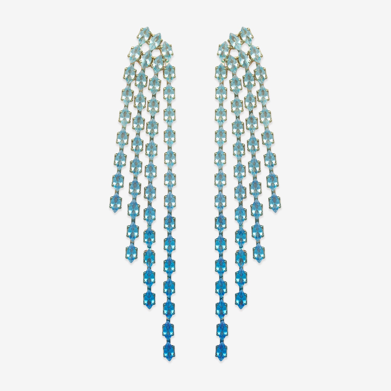 Bijoux Bar Womens Cubic Zirconia Drop Earrings