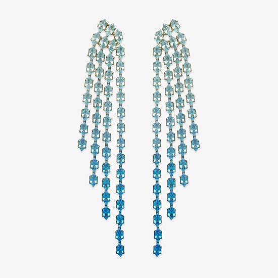 Bijoux Bar Womens Cubic Zirconia Drop Earrings
