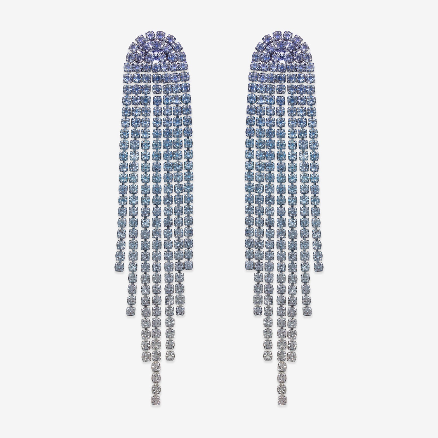 Bijoux Bar Womens Glass Drop Earrings