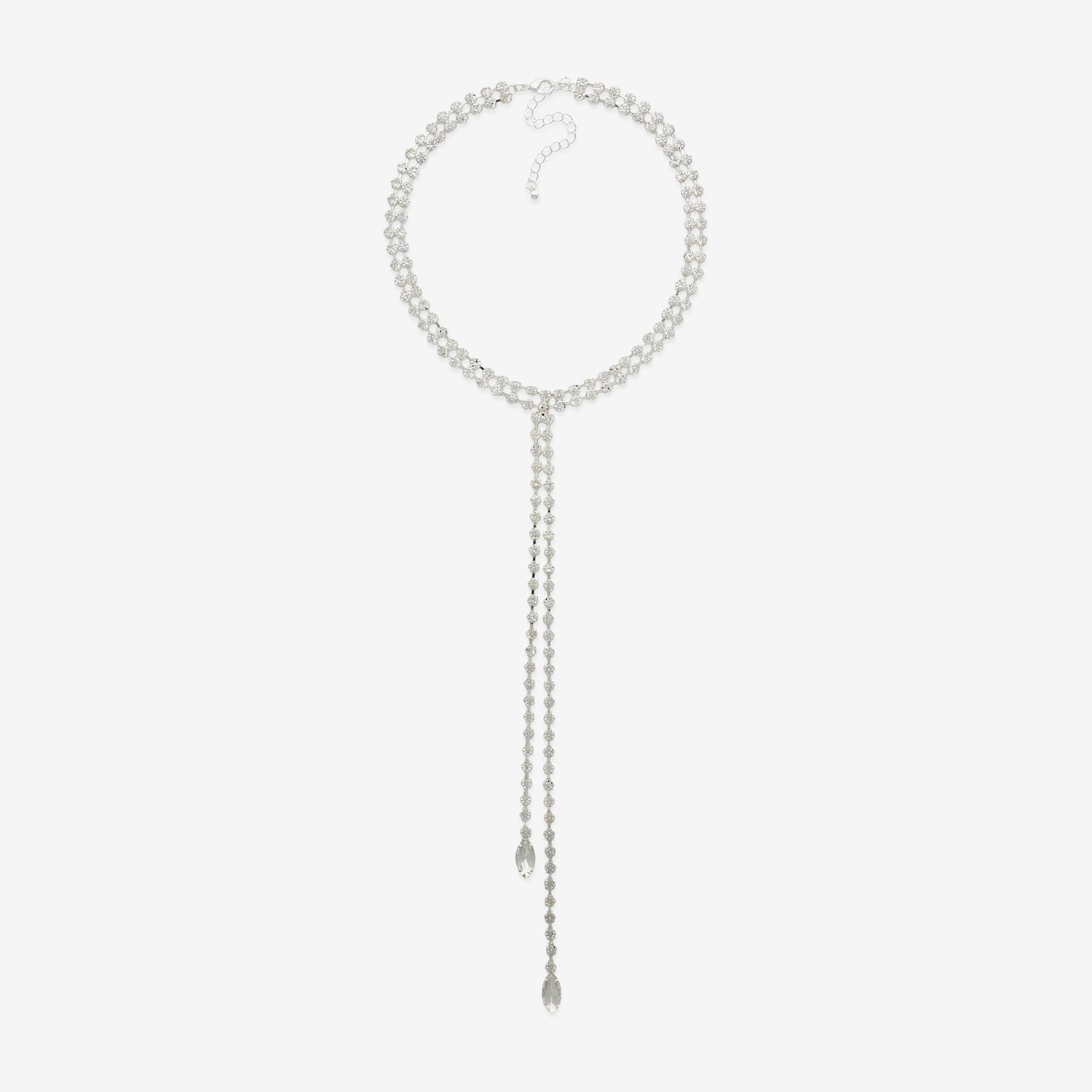 Bijoux Bar Womens Glass 18 Inch Y Necklace