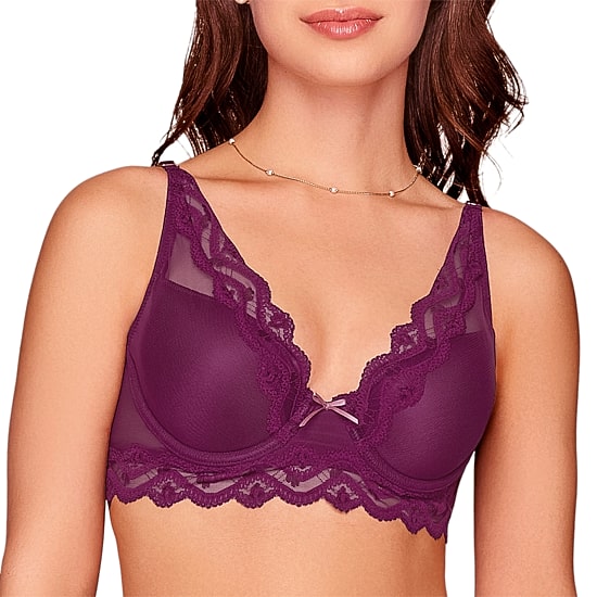 Ilusion Mesh Lace Demi Bra - 70004