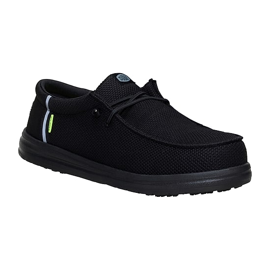 HEYDUDE Wally Work CT Mens Round Slip-On Shoe