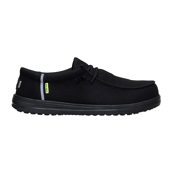 HEYDUDE Wally Work CT Mens Round Slip-On Shoe