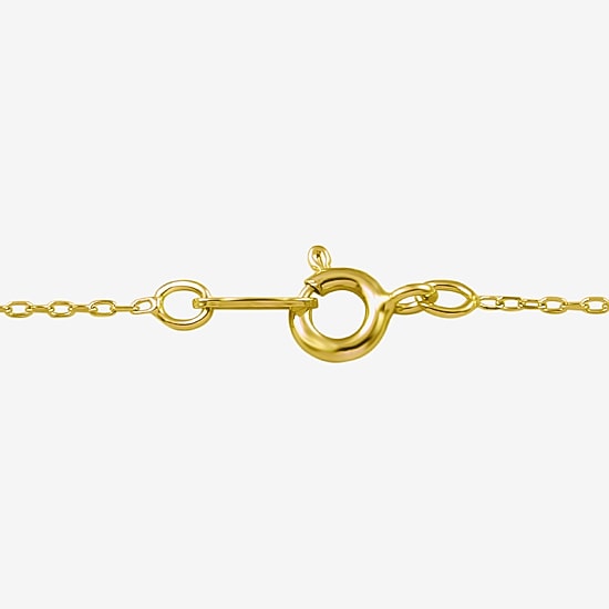 ( I/I2 ) 1/2 CT. T.W. Lab-Grown Diamond 14K Gold Over Silver Heart 18 Inch Pendant Necklace