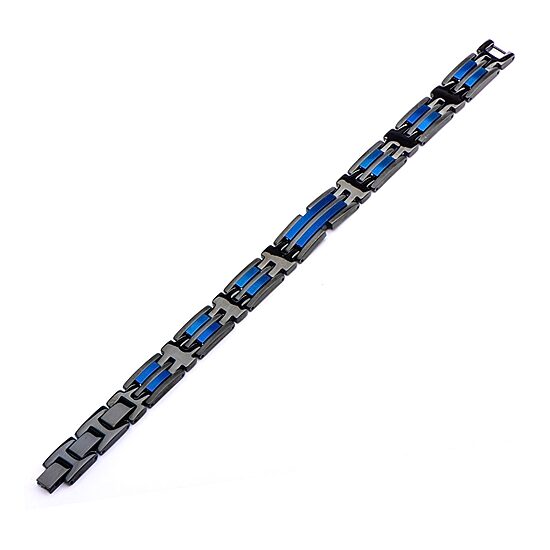 Mens Stainless Steel 8 1/2 Inch Link Bracelet
