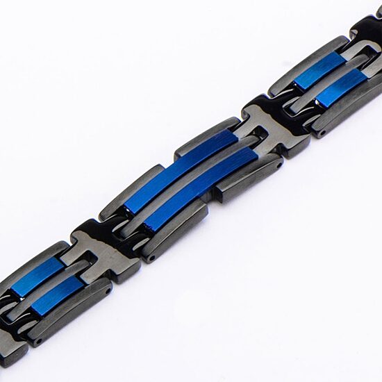 Mens Stainless Steel 8 1/2 Inch Link Bracelet