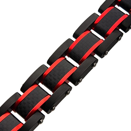 Mens Stainless Steel 8 1/4 Inch Link Bracelet