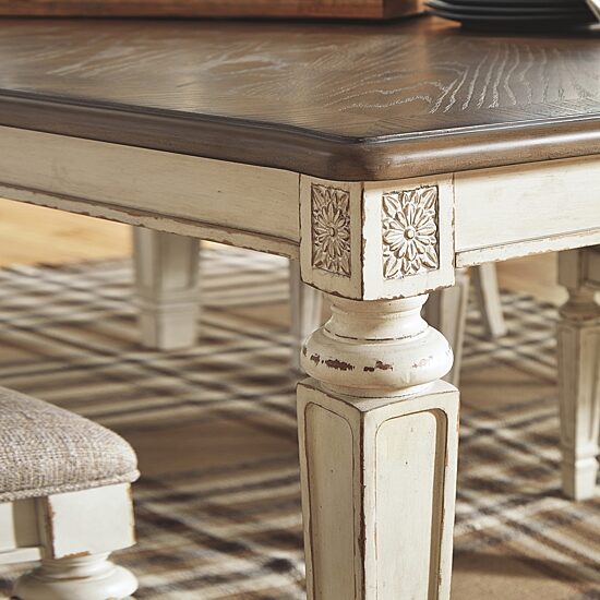 Signature Design by Ashley Realyn Rectangular Extension Dining Table