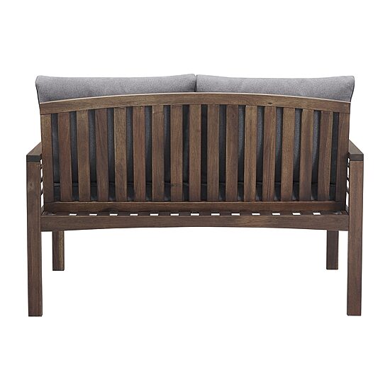 Walker Edison Helsinki Patio Collection Loveseat