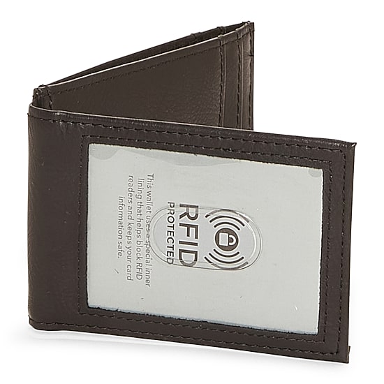 J. Ferrar Mens Magnetic Rfid Blocking Bifold Wallet