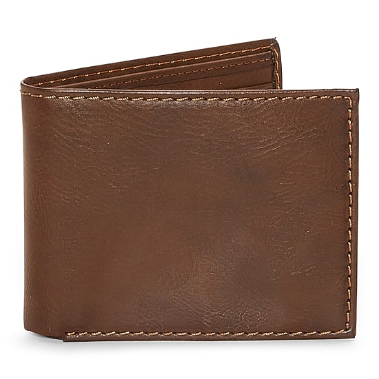 J. Ferrar Mens Rfid Blocking Traveler Wallet
