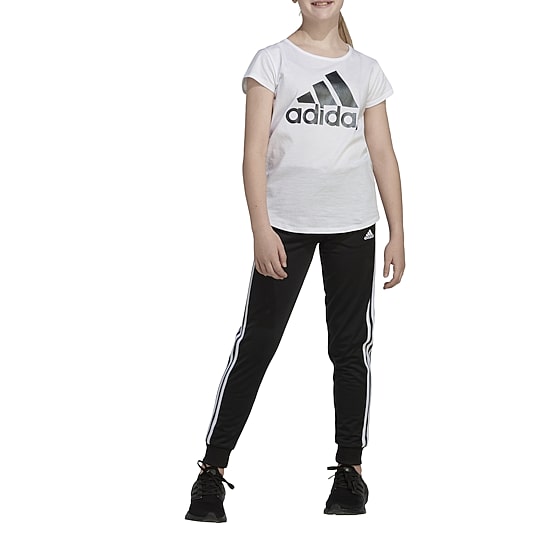 adidas Big Kid Girls Round Neck Short Sleeve Regular Fit Graphic T-Shirt