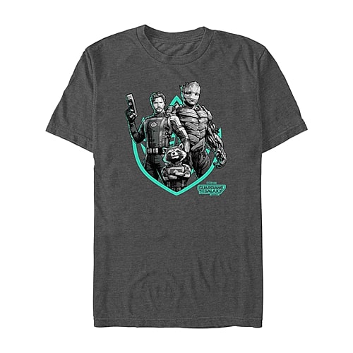 Mens Crew Neck Short Sleeve Regular Fit Guardians of the Galaxy Graphic T-Shirt, X-large, Blue