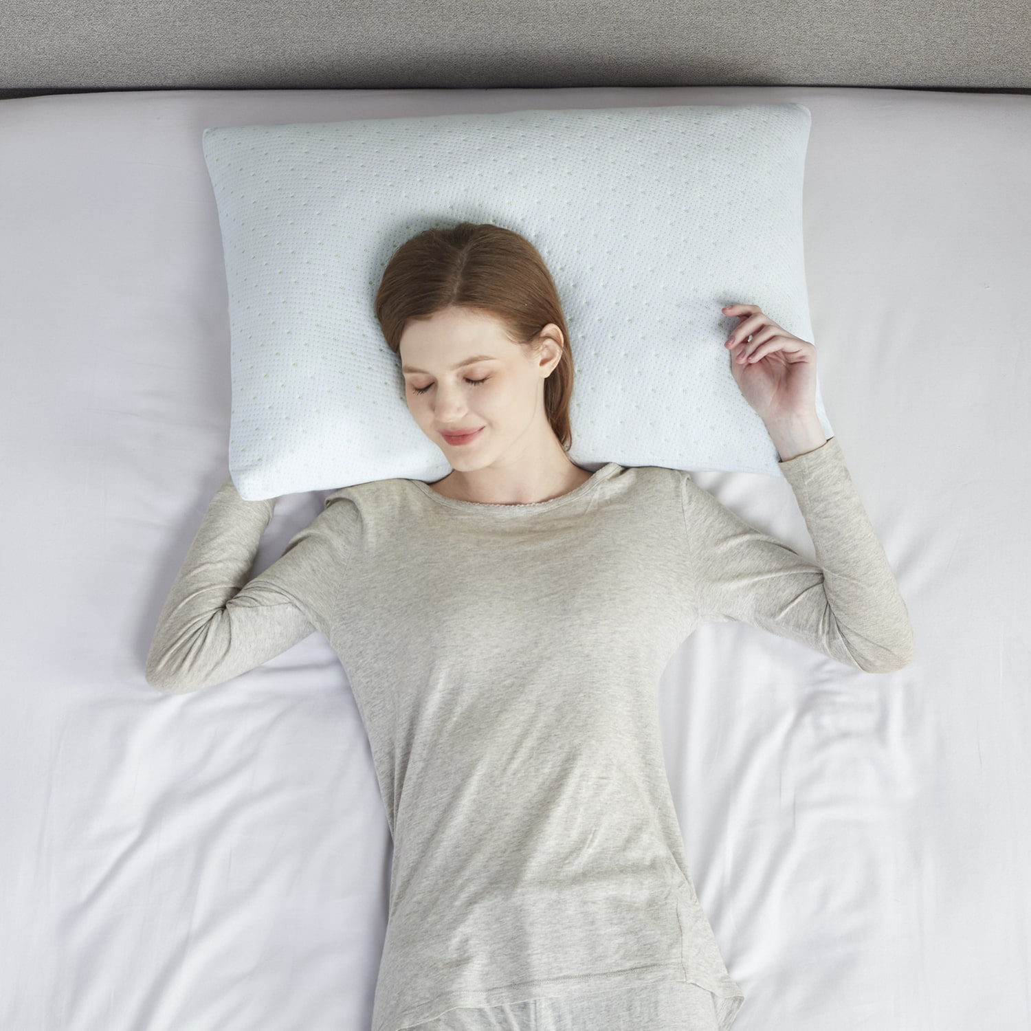 Sleep Philosophy Memory Foam Gel Bed Pillow