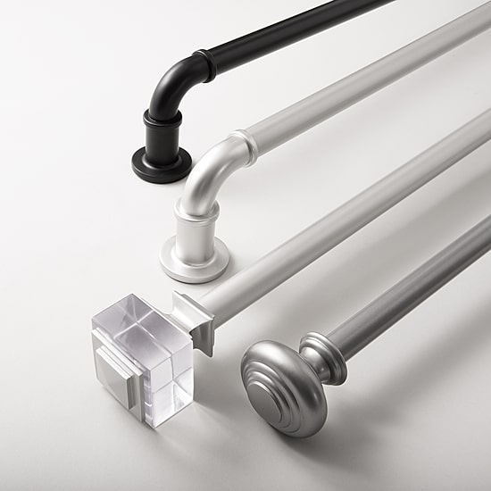 Eclipse Clementine 1 IN Adjustable Curtain Rod