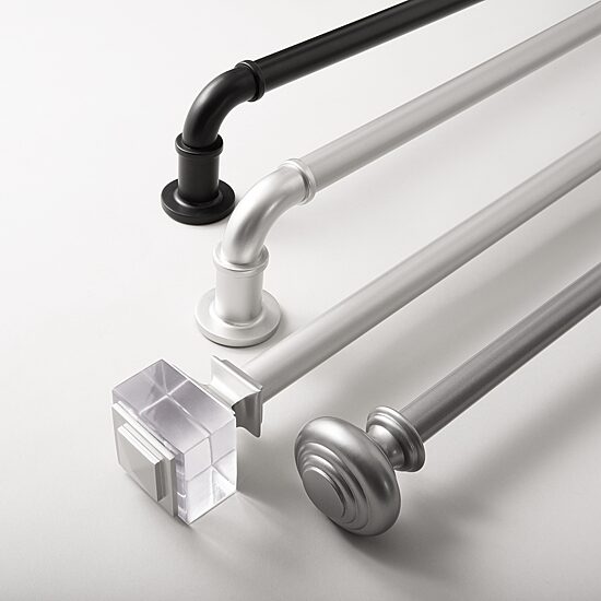 Eclipse Somerset 1 IN Adjustable Curtain Rod