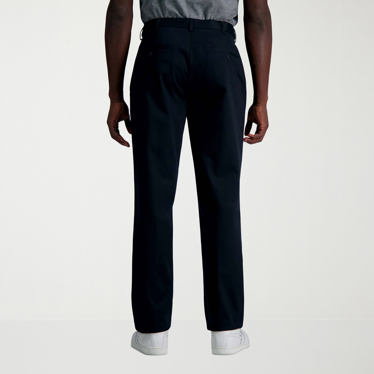 Haggar Wrinkle Free Performance Khaki Mens Classic Fit Flat Front Pant