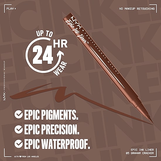 NYX Professional Makeup Epic Ink Waterproof Liquid Eyeliner