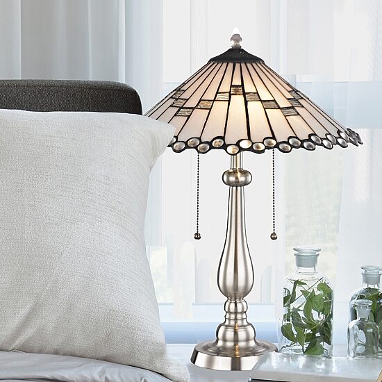 Dale Tiffany Ishmeal Glass Table Lamp