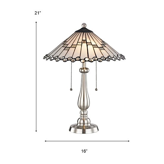 Dale Tiffany Ishmeal Glass Table Lamp