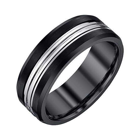 Mens 8MM Tungsten Wedding Band