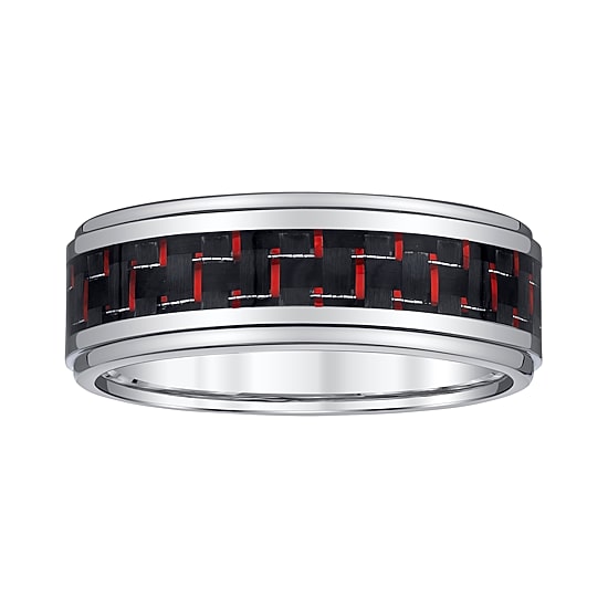 Mens 8MM Tungsten Wedding Band