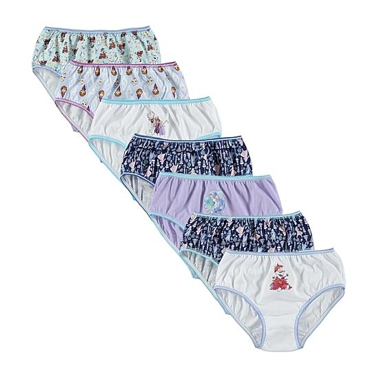 Little Girls Frozen 7 Pack Brief Panty Gup8623