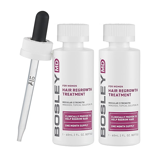 BosleyMD Womens Regrowth Dropper Hair Treatment 2 oz.