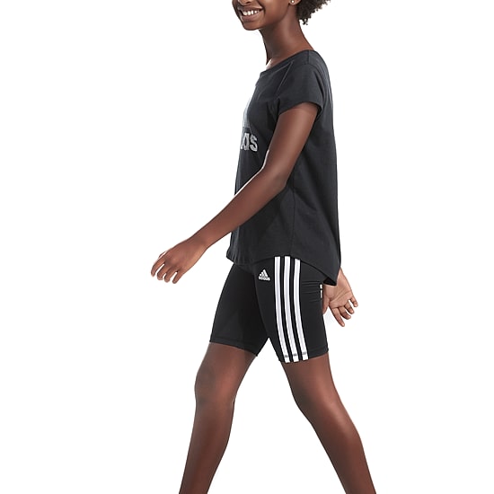 adidas Big Kid Girls Mid Rise Bike Short