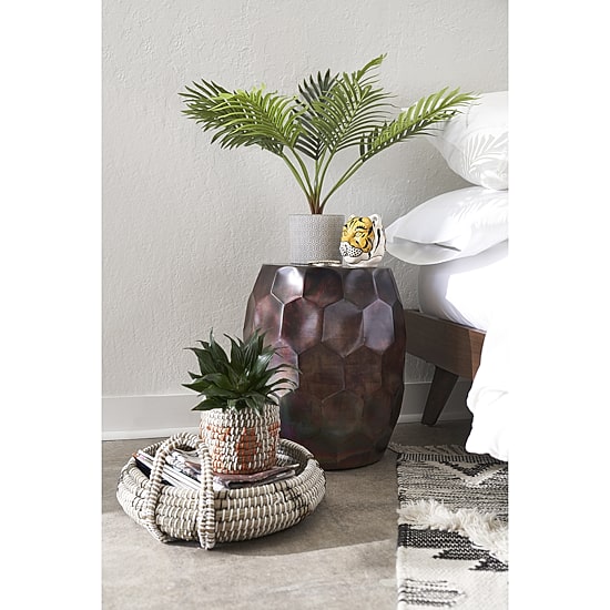 Distant Lands 5" Handpainted Tiger Accent Vase