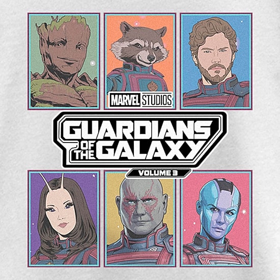 Little & Big Kid Girls Crew Neck Short Sleeve Regular Fit Guardians of the Galaxy Graphic T-Shirt