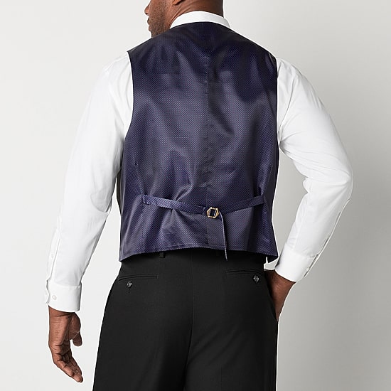 Shaquille O'Neal XLG™ Mens Stretch Fabric Classic Fit Big and Tall Suit Vest