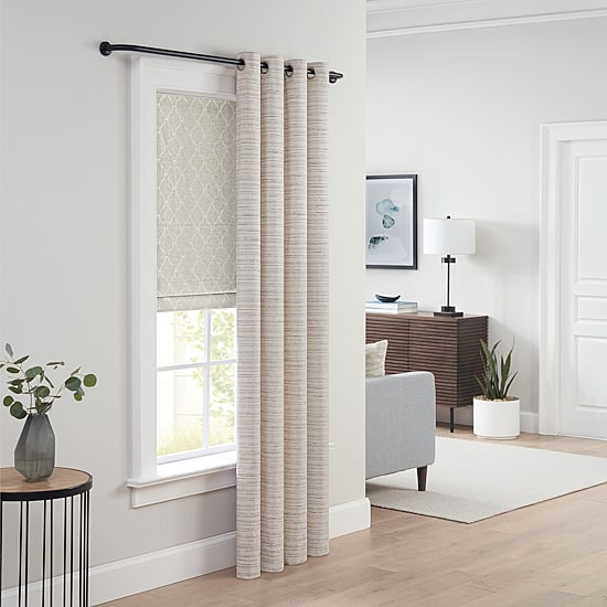 Eclipse Barnes 1 IN Adjustable Curtain Rod