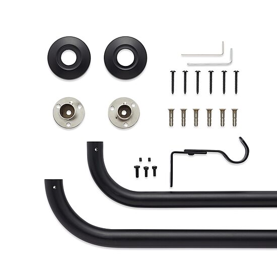 Eclipse Barnes 1 IN Adjustable Curtain Rod
