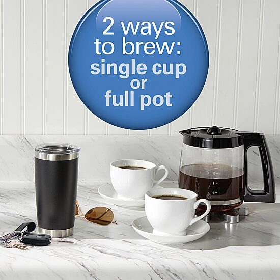 Hamilton Beach® Scoop Programmable 2-Way Coffee Maker