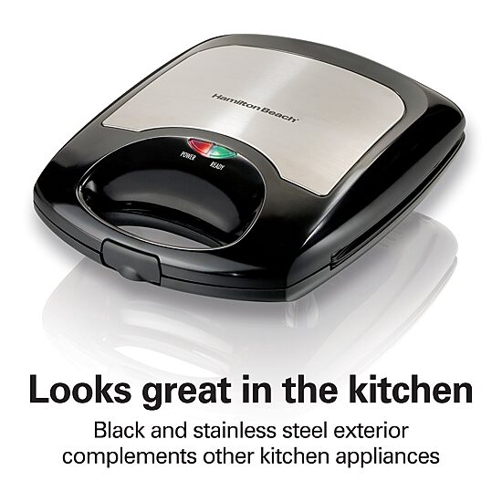 Hamilton Beach® 4-Square Belgian Waffle Maker