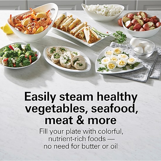 Hamilton Beach® Two-Tier Digital Food Steamer and Rice Cooker