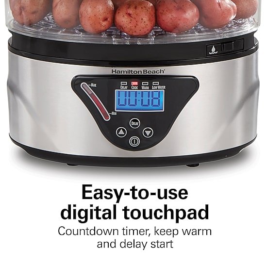 Hamilton Beach® Two-Tier Digital Food Steamer and Rice Cooker