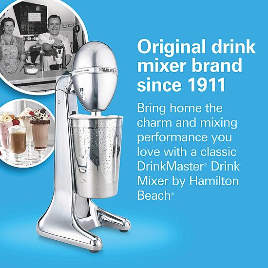Hamilton Beach® DrinkMaster® Classic Chrome Drink Mixer