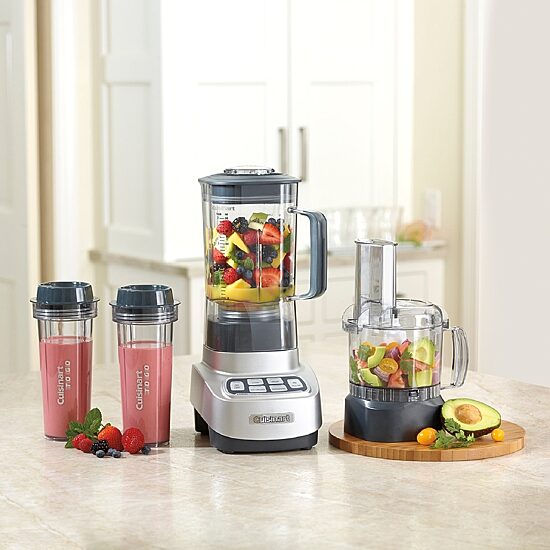 Cuisinart® BFP-650P1 Velocity Ultra Trio Blender/Food Processor with Travel Cups