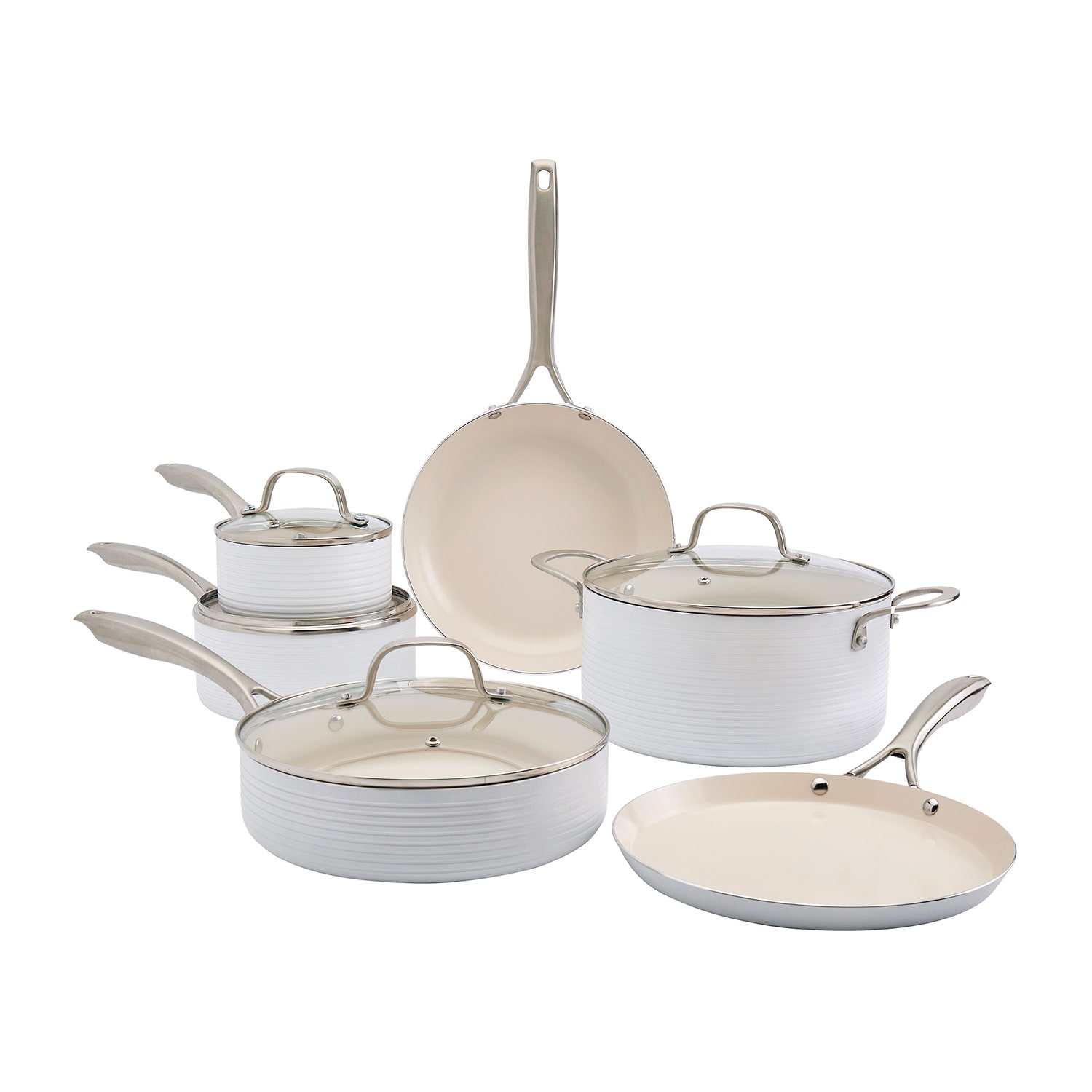Denmark Monaco Aluminum 10-pc. Cookware Set
