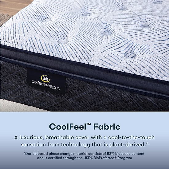 Serta Perfect Sleeper Blue Lagoon Nights 14.5" Plush Pillow Top - Mattress Only