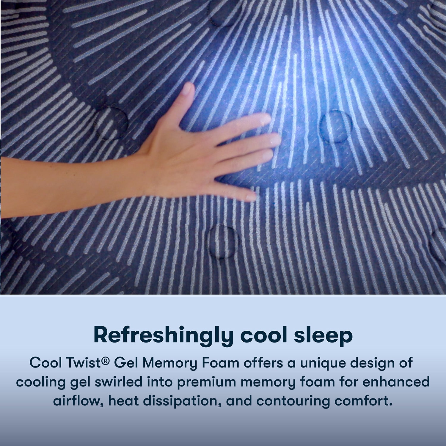 Serta Perfect Sleeper Cobalt Calm Plus 14.5" Medium Pillow Top - Mattress Only
